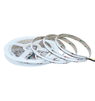 10m 21W/m RGB+CCT COB-LED-strip - 24V DC, IP20, 840 LED pr. meter, COB LED