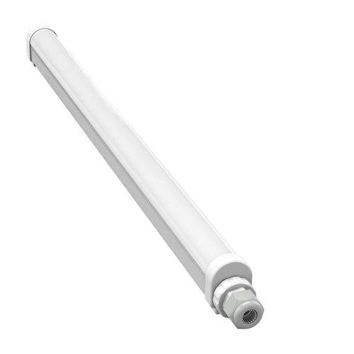 150 cm armatur - 45W, 130lm/W, gjennomkoblet, IP65