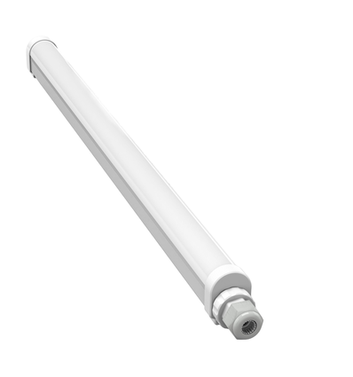 120 cm armatur - 32W, 130lm/W, gjennomkoblet, IP65