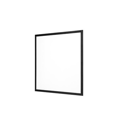 60x60 LED-panel, 40W - Høyde:8mm, 80lm/W, IP20, sort