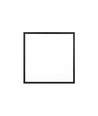 60x60 LED-panel, 40W - Høyde:8mm, 80lm/W, IP20, sort