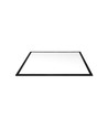 60x60 LED-panel, 40W - Høyde:8mm, 80lm/W, IP20, sort