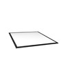 60x60 LED-panel, 40W - Høyde:8mm, 80lm/W, IP20, sort