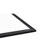 60x60 LED-panel, 40W - Høyde:8mm, 80lm/W, IP20, sort