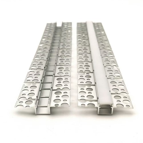 Fleksibel innsparkling aluprofil til LED-stripe - 2 meter