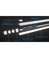 LEDlife T8-150 200lm/W - 16/24W LED rør, roterbar fatning, flicker free, 150 cm