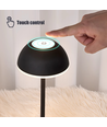 Oppladbar LED bordlampe Innendørs/utendørs - Svart, berøringsdimbar, 3i1, IP54 utendørs