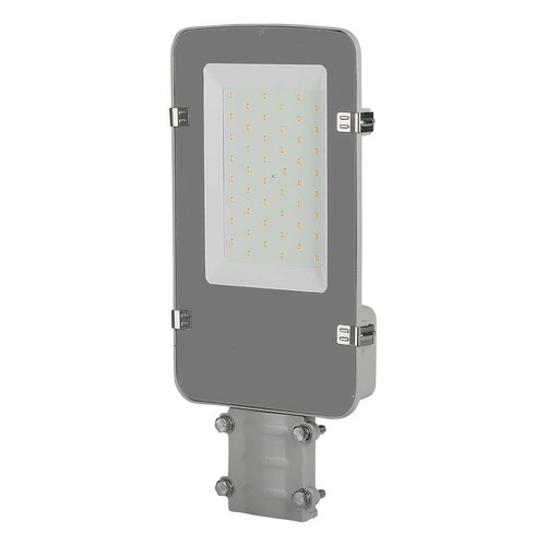 V-Tac 30W LED gatelys - Ø50/Ø60mm, Samsung chip, IP65, grått hus