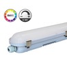 150cm 60W 0-10V RA90 armatur HiCRI, gjennomgangskablet - IP65, 0-10V, flimmerfri