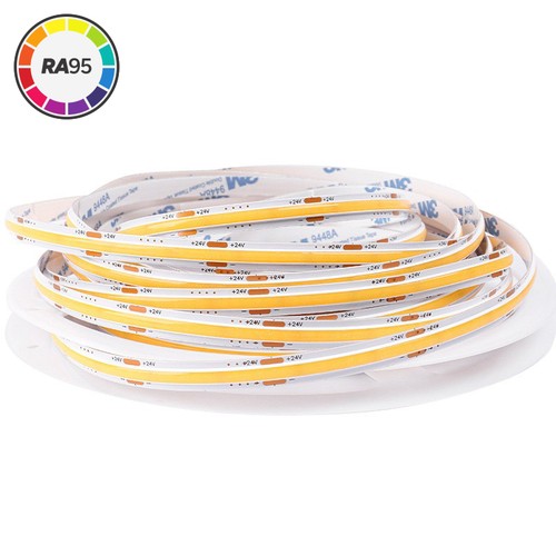 10m 6,5W/m 4000K RA95 Dot-free COB-LED stripe - IP20, 320 LED per meter, 24V, COB LED