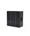 Solcelle vegglampe med justerbar lyseffekt - IP54, sort, roterbar, firkantet, skumringssensor