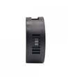 Solcelle vegglampe - IP54, rund, sort, roterbar, skumringssensor