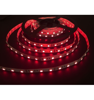 5m 10W/m Infrarød 850 nm LED-strip - 24V DC, IP20, 120 LED pr. meter