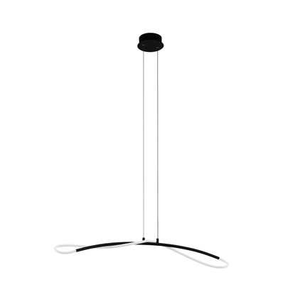 Outlet: EGLO Egidonella LED Pendel Lampe 20W i Sort/Hvit