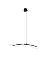 Outlet: EGLO Egidonella LED Pendel Lampe 20W i Sort/Hvit