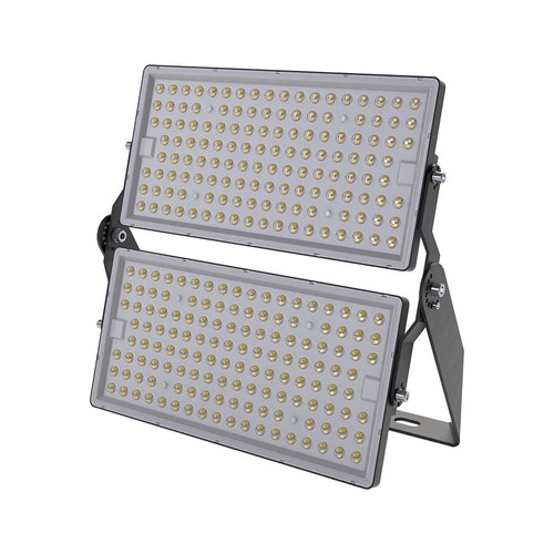 500W LED Flomlys - 135lm/W, IP65, stadion, baner og store områder, 1m kabel