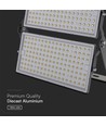 500W Super High Power LED lyskaster, Samsung LED chip - 135lm/W, 67.500lm, IP65, sort, 4000K, 5 års garanti