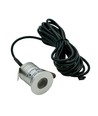 Sauna downlight - 24V DC, RA93, 1,1W, 3m ledning, Hull: Ø3 cm, Mål: Ø3,5 cm