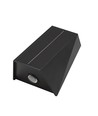 Solcelle vegglampe - Sort, opp/ned, skumringssensor, IP54