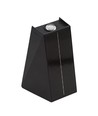 Solcelle vegglampe - IP54, sort, opp/ned, skumringssensor