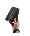 Solcelle vegglampe - IP54, sort, opp/ned, skumringssensor