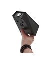 Solcelle vegglampe - IP54, sort, opp/ned, skumringssensor
