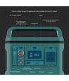 Powerstation 568Wh - 500W, med strømuttak, 1x 230V AC output