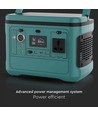 Powerstation 568Wh - 500W, med strømuttak, 1x 230V AC output