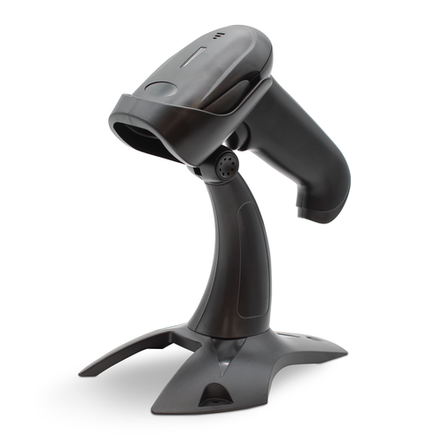 1D og 2D trådløs skanner med holder - 2,4GHz dongle, bluetooth