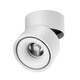 10W dimbar RA98 LED-takspot - Hvit, justerbar, for påbygging