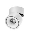 Dimbar LED takspot RA98 - 10W, hvit, justerbar, for påbygging