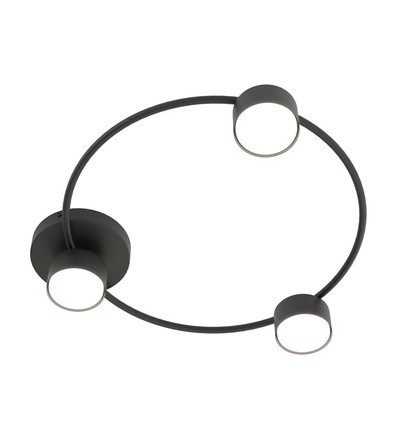 Lucio 3 Sort taklampe - GX53, 230V, uten lyskilde