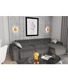 Mush LN2 Oransje bordlampe - Ø18 cm, G9, 230V, uten lyskilde