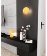 Mush LN2 Oransje bordlampe - Ø18 cm, G9, 230V, uten lyskilde