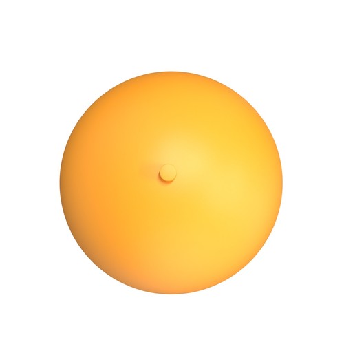 Mush K2 Oransje vegglampe - Ø18 cm, G9, 230V, uten lyskilde.