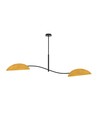 Lotus 2 Sort/Gul-orange taklampe - E14, 230V, uten lyskilde