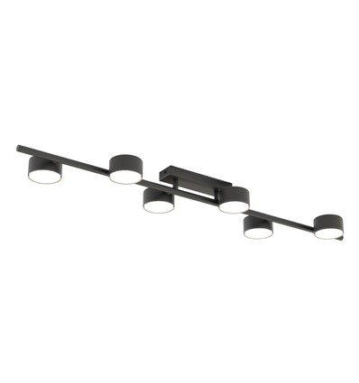 Bet 6 Svart taklampe - Ø8 cm, GX53, 230V, uten lyskilde