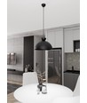 Lunaro 1L Sort pendellampe - Ø40 cm, GX53, 230V, uten lyskilde