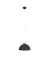 Lunaro 1S Sort/Hvit pendellampe - Ø30 cm, GX53, 230V, uten lyskilde