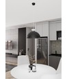 Lunaro 1L Sort/Hvit pendellampe - Ø40 cm, GX53, 230V, uten lyskilde