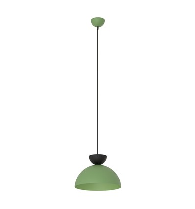 Lunaro 1S Sort/Grønn pendellampe - Ø30 cm, GX53, 230V, uten lyskilde