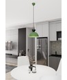 Lunaro 1S Sort/Grønn pendellampe - Ø30 cm, GX53, 230V, uten lyskilde