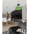 Lunaro 1S Sort/Grønn pendellampe - Ø30 cm, GX53, 230V, uten lyskilde