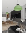 Lunaro 1L Sort/Grønn pendellampe - Ø40 cm, GX53, 230V, uten lyskilde