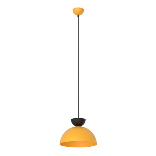 Lunaro 1S Sort/Oransje pendellampe - Ø30 cm, GX53, 230V, uten lyskilde