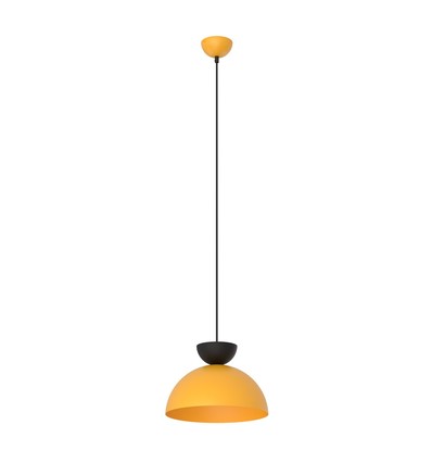 Lunaro 1S Sort/Oransje pendellampe - Ø30 cm, GX53, 230V, uten lyskilde