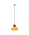 Lunaro 1S Sort/Oransje pendellampe - Ø30 cm, GX53, 230V, uten lyskilde