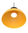 Lunaro 1S Sort/Oransje pendellampe - Ø30 cm, GX53, 230V, uten lyskilde