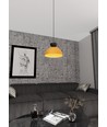 Lunaro 1S Sort/Oransje pendellampe - Ø30 cm, GX53, 230V, uten lyskilde