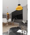 Lunaro 1S Sort/Oransje pendellampe - Ø30 cm, GX53, 230V, uten lyskilde